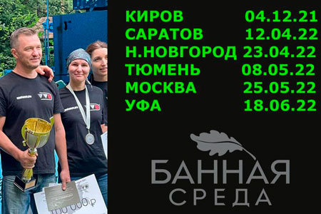 Сформирован график региональных этапов Чемпионата России по спа-бане 2022